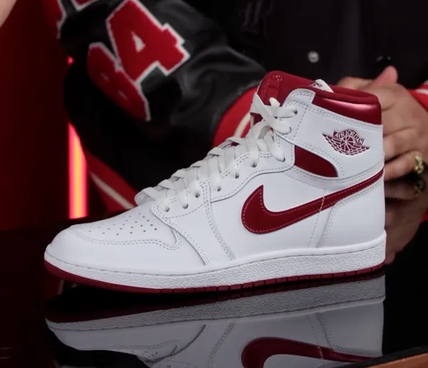 Nike Air Jordan 1 High 85 “Metallic Burgundy” - BQ4422-161